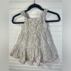 Catherine Malandrino Floral Tiered Sleeveless Button Front Dress 18month-2T